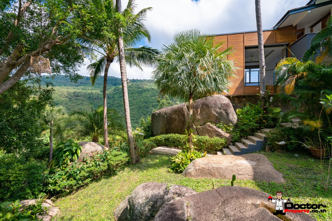 Stunning Sunset View Villa in Taling Ngam – Koh Samui, For Sale